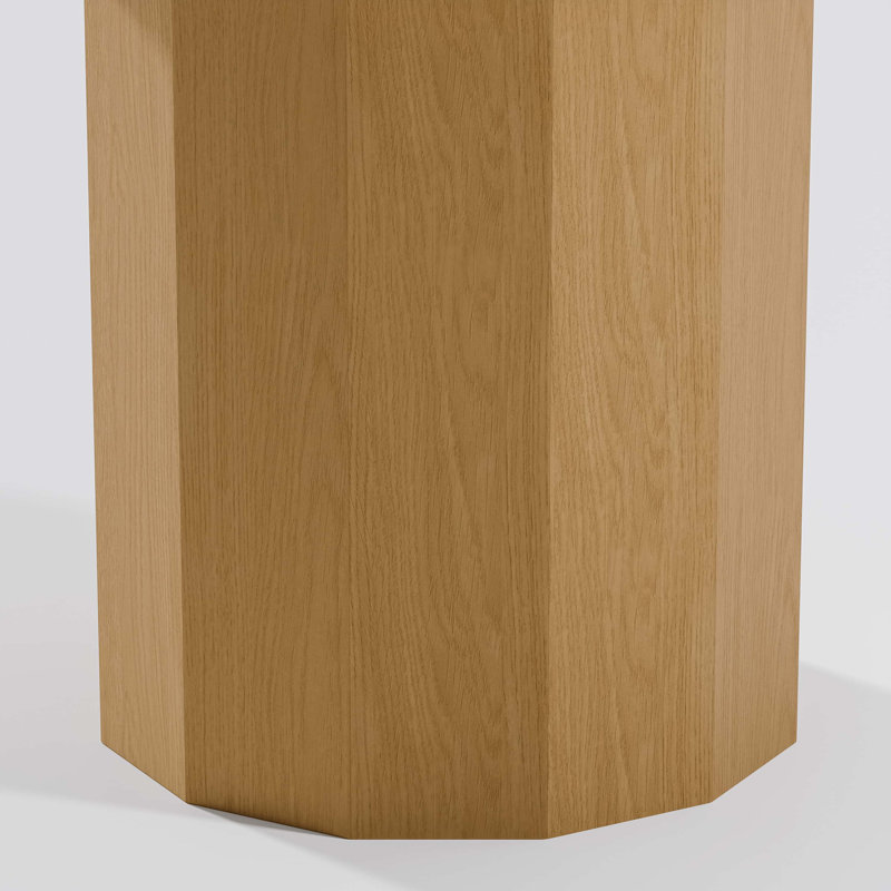 Table de salle à manger en bois massif, H 30 po x L 46 po x l 46 po, Chêne
