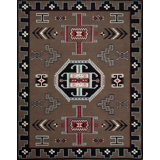 Mesa Hand Knotted Wool Geometric Shapes Area Rug