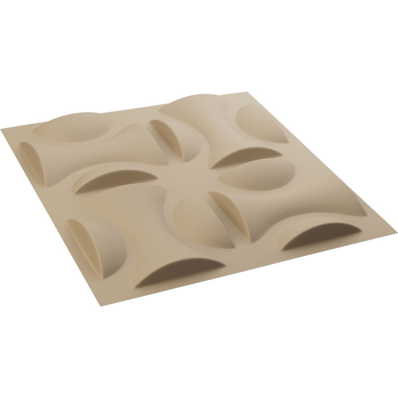 Panneau mural décoratif 3D York EnduraWall, Beige fumé satiné UltraCover