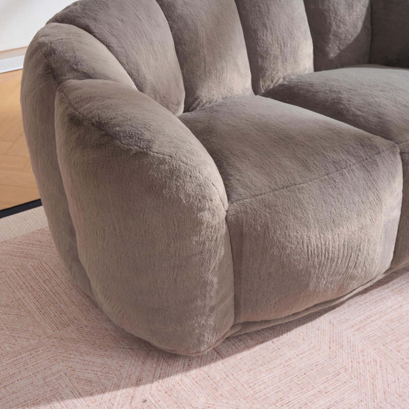Canapé à billes ultra doux et moelleux pour le salon et la chambre à coucher, aucun assemblage requis