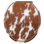 Western Cowhide Toilet Seat Decal – Toilet Tattoos Rustic Static Cling Vinyl Lid Cover Fits Round & Elongated Seats
