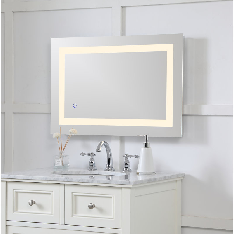 Scoles Flat Wall Mirror, 30" x 20"