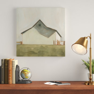 Serene Barn V by Emma Scarvey - Wrapped Canvas Painting