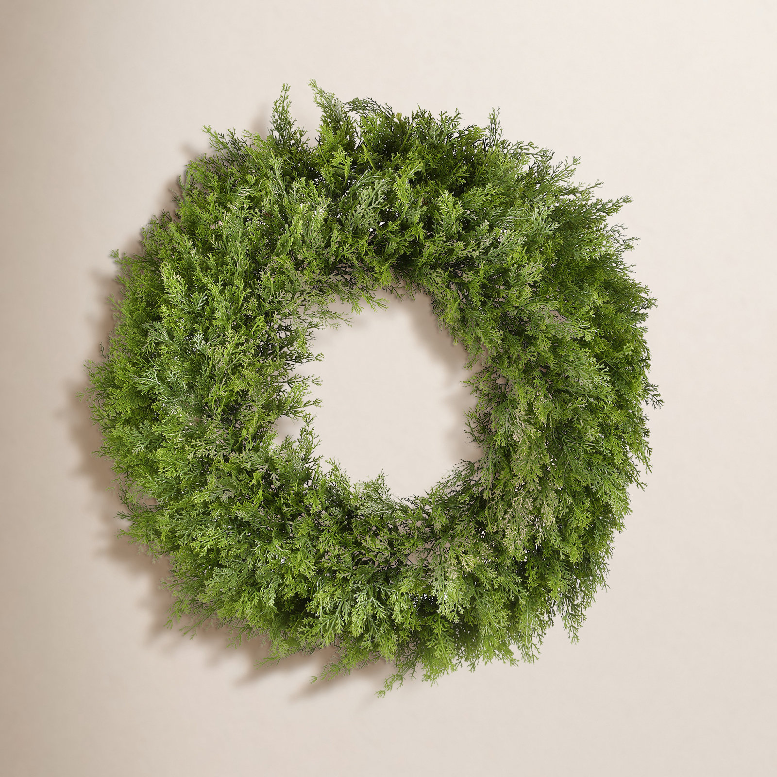 24" Arborvitae Front Door Wreath