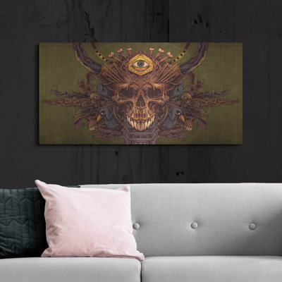 «Skull and Pyramid Eye» par Flyland Designs