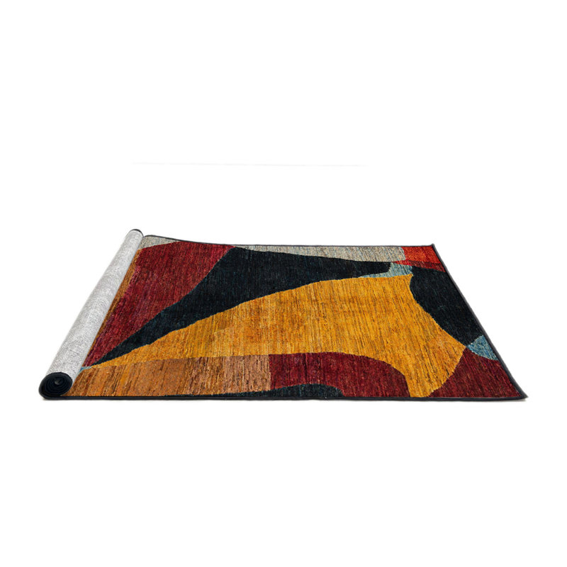 Angjelin Abstract Indoor Rug, Round 5'