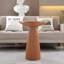 17.72" Durable Magnesium Oxide Fluted Base Side Table