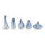 Vase en grès cérame moderne avec motif sculpté torsadé - Accent décoratif contemporain pour une décoration intérieure élégante-453412196