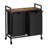 Rolling Laundry Hamper And Waste Basket Set with Handles-1545213512