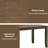 Walnut Rectangular Dining Table, 59" Wide, Contemporary Wood Design
