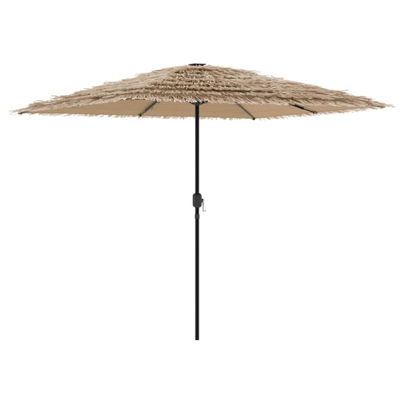 Beach Parasol, Brown, white and pink, 248cm H x 248cm W x 248cm D