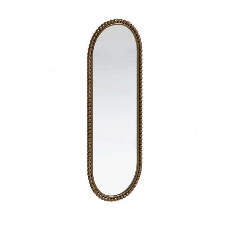 Miroir rétro Iron Art, Doré