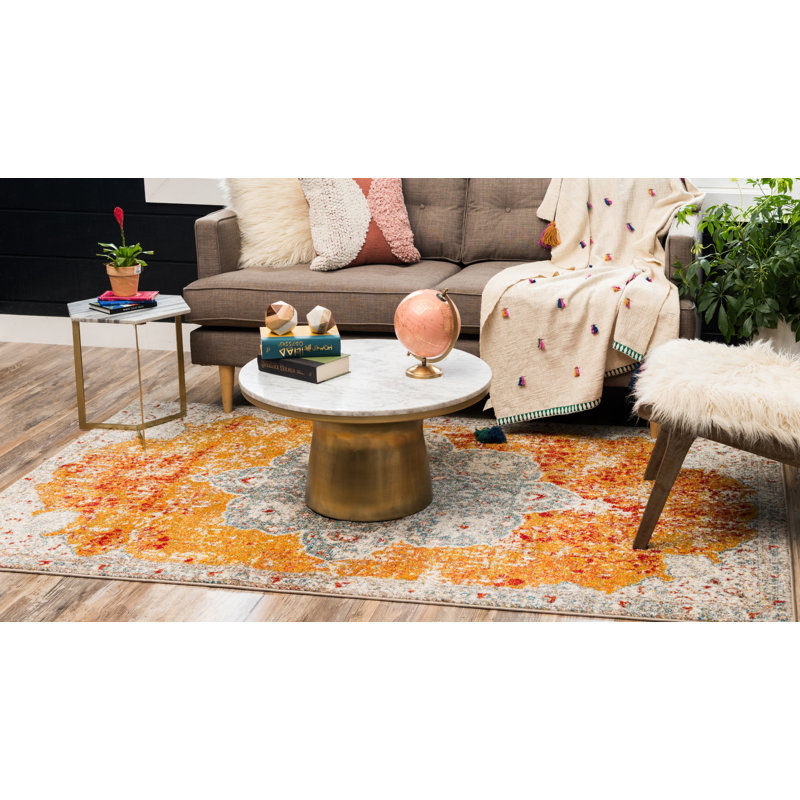 Walmoor Oriental Indoor Rug, Rectangle 4'1" x 6'1"
