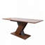 Table de salle à manger moderne 70,87 po avec base en X décalée