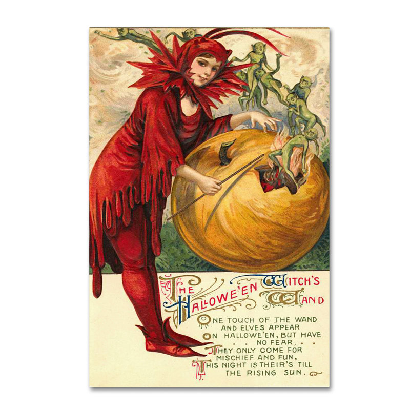 « halloween 12 », reproduction d’impression sur toile tendue, H 24 po x l 16 po