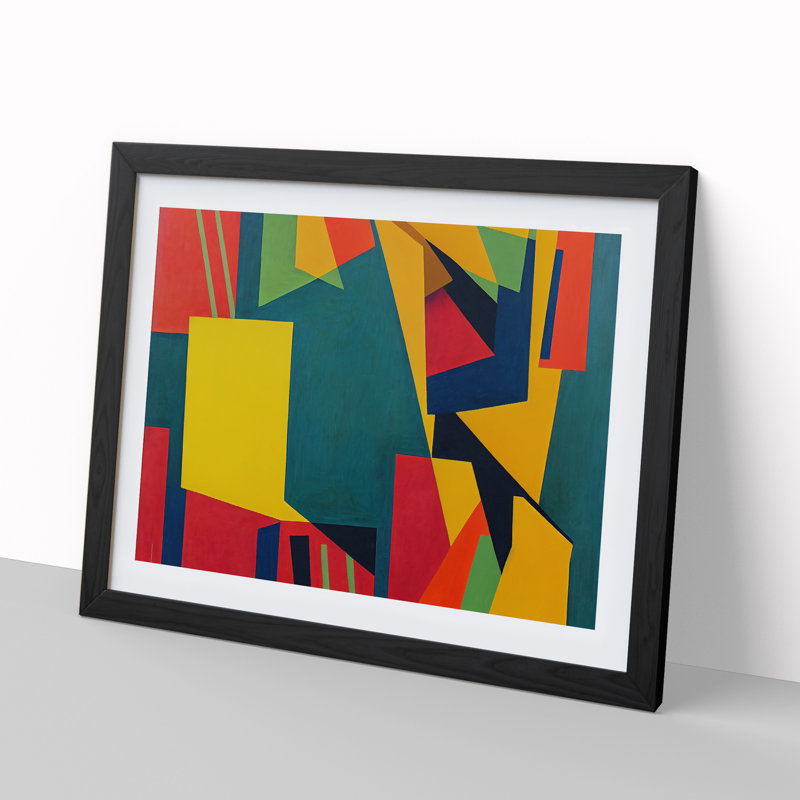 Amazing Modern Abstract - Framed Print, Black Framed, 46cm H x 64cm W x 2cm D