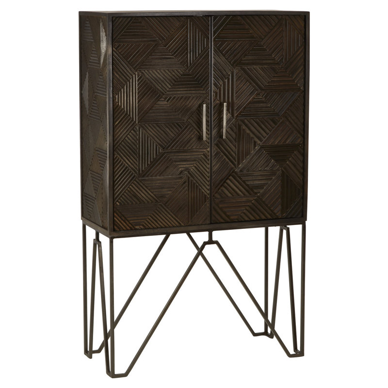 Sherouse 92cm Solid Wood Sideboard