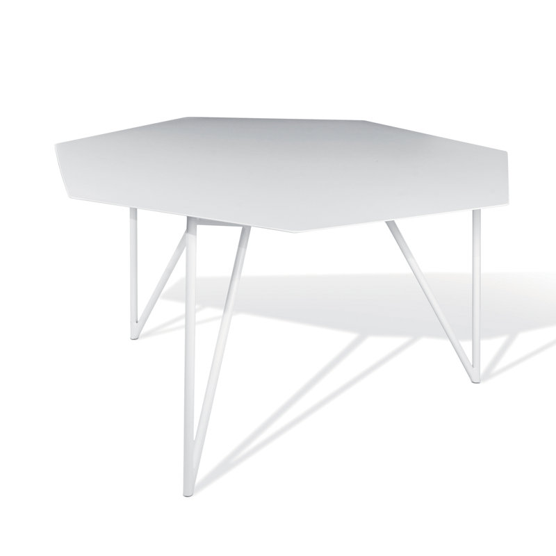 Three Leg Coffee Table, White