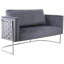 Causeuse en velours sans accoudoirs Casa-495307191-495307193