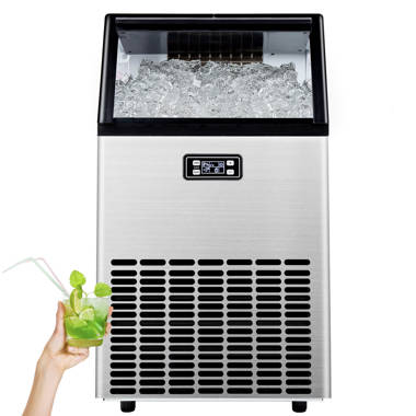 LifePlus Commercial Ice Maker Machine Under Counter 70 lbs Ice Cube Auto  Clean Built-in Freestanding for Home Bar, Shop, Office - Invastor
