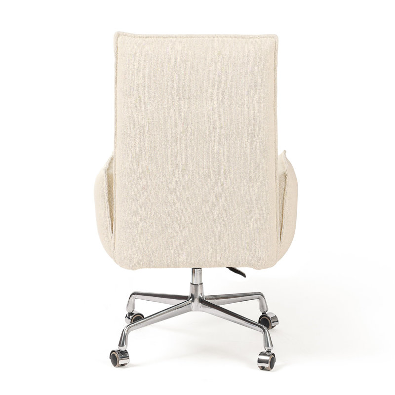 Lionel Swivel Office Chair, Kerbey Ivory