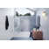 Vela 26 in. x 58.25 in. Frameless Single Fixed Bath Panel