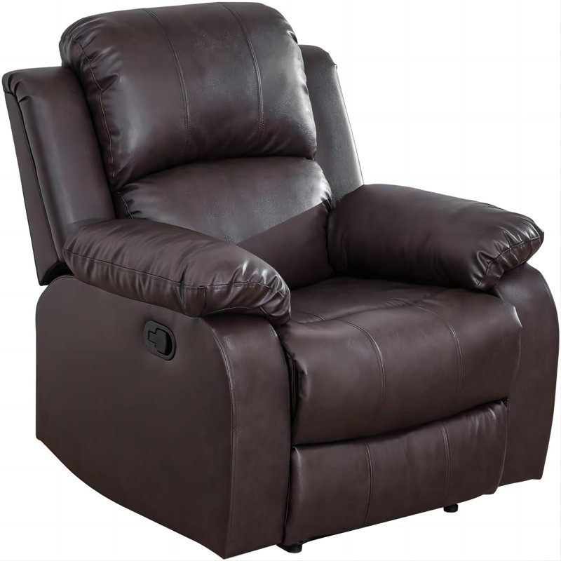 Jalus Recliner, Brown Cotton Blend