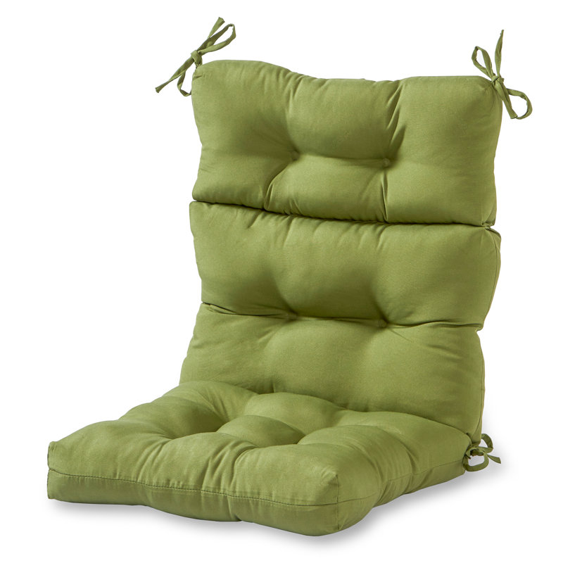 Lester Outdoor High Back Chair Cushion, Hunter Green, 1