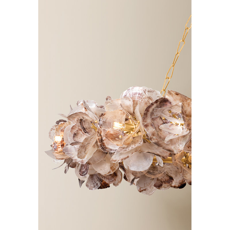 Lustre Galle, H 110,75 po x l 54,25 po x P 54,25 po, 20 lumières