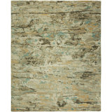 Shami Wool Camouflage Area Rug
