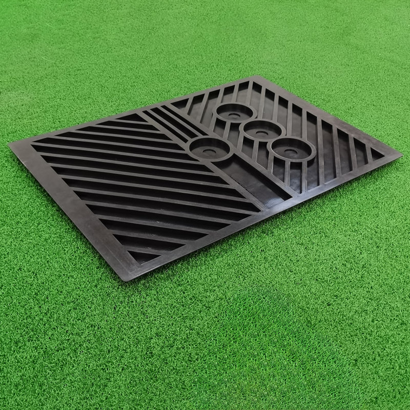 Golf Hitting Mat Divot Board, Premium Swing Training Mat 17 X 12" Golf Training Mat For Swing Path Feedback Golf Accessories For Home Indoor Outdoor 22179