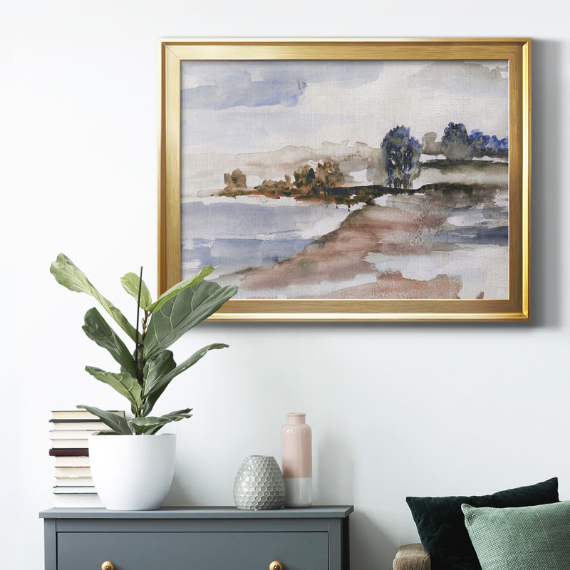 Mountain Cove - Reproduction de photo sur toile simple, Or, H 30,5 po x l 42,5 po x P 1 po