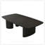 Table basse en panneau de fibres à densité moyenne avec finition en placage de frêne pour le salon, style rustique campagnard, design durable et spacieux