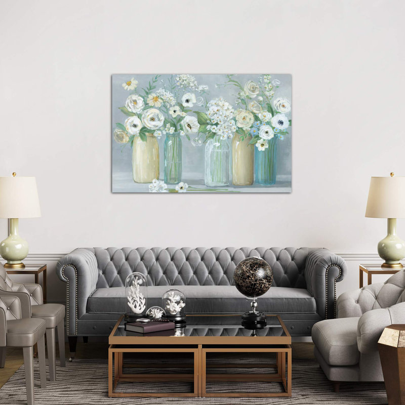 Blooming Meadow Beauties by Sally Swatland - Wrapped Canvas Giclee Art Print, 101.6 cm H x 66.04 cm W x 1.91 cm D