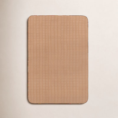 Burnt Sienna Muslin Mini Crib Sheet