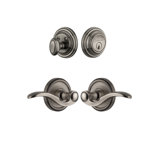 Complete Georgetown Entry Lever Set with Deadbolt