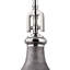 Luminaire suspendu 1 lumière large Rutherford 15 po - Zinc vieilli-1191927901-1191927900-1191927889
