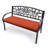 48" x 18" Outdoor Bench Cushion with Ties-1557750470