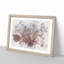 Airplane Passing the Moon Watercolour 1 Piece Single Picture Frame Wall Art on MDF-56740952-56740958