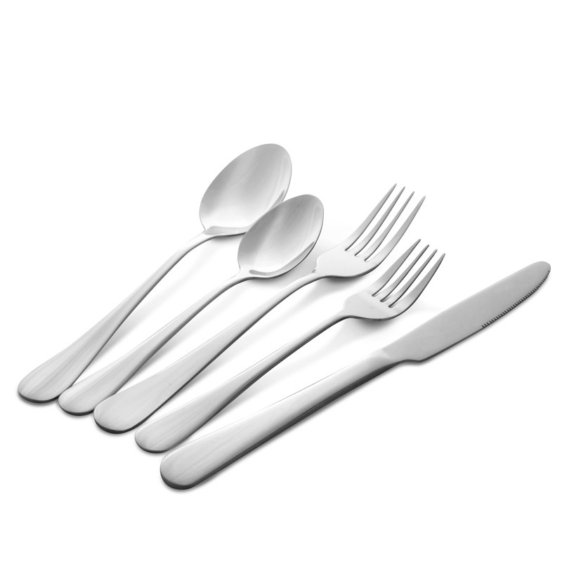 Ebern Designs Stainless Steel Flatware Set - Service for 6