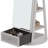 22'' Wide Rotatable Jewelry Armoire with Mirror-861480115