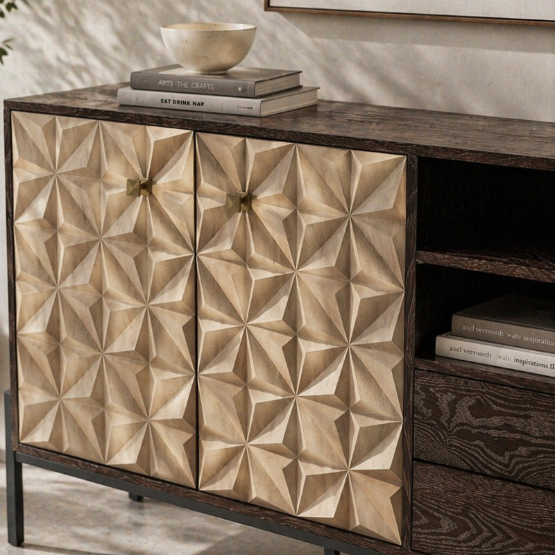 Buffet 56,5 po MidCentury Modern