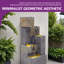 Fontaine à cascade relaxante à 32 niveaux H 32,5 "à 5 niveaux pour jardin, patio ou porche