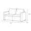 Keter California 4 Seater Outdoor Garden Furniture Lounge set