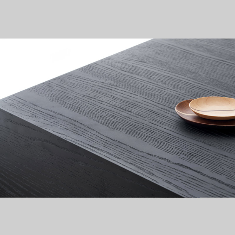 Modern Minimalist Coffee Table, Black