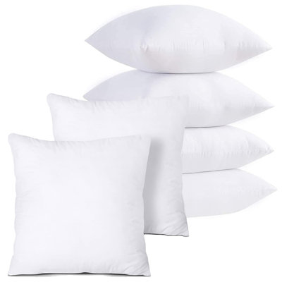 White Square Throw Pillow Insert