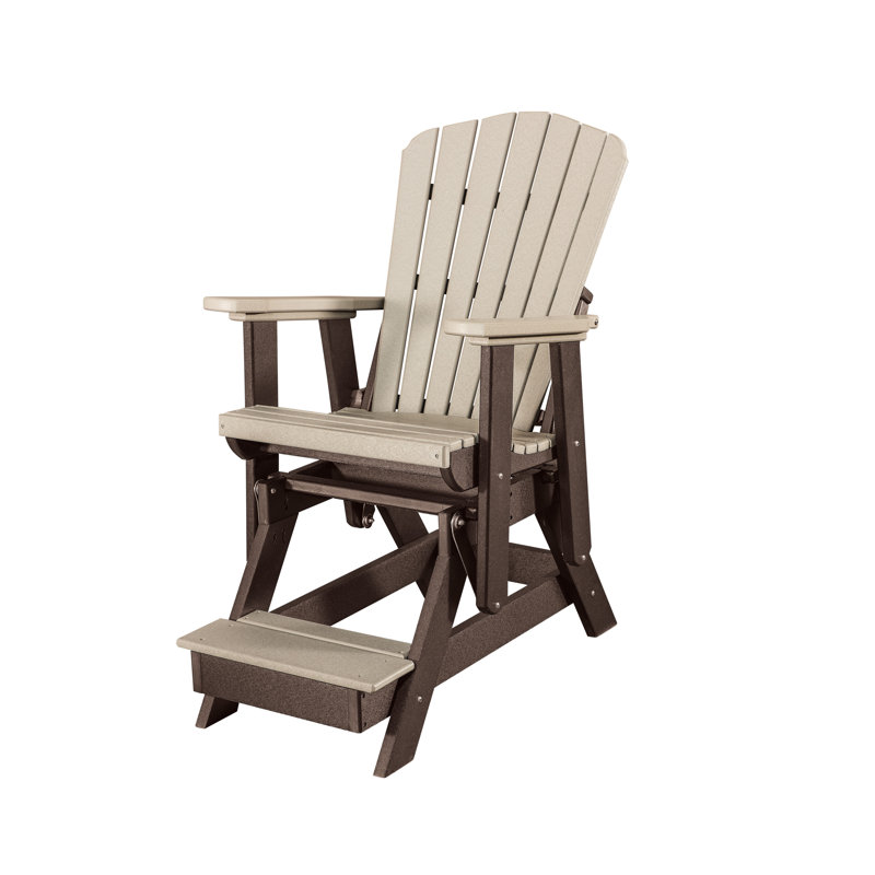 Chaise d'extérieur en plastique coulissante Haven
