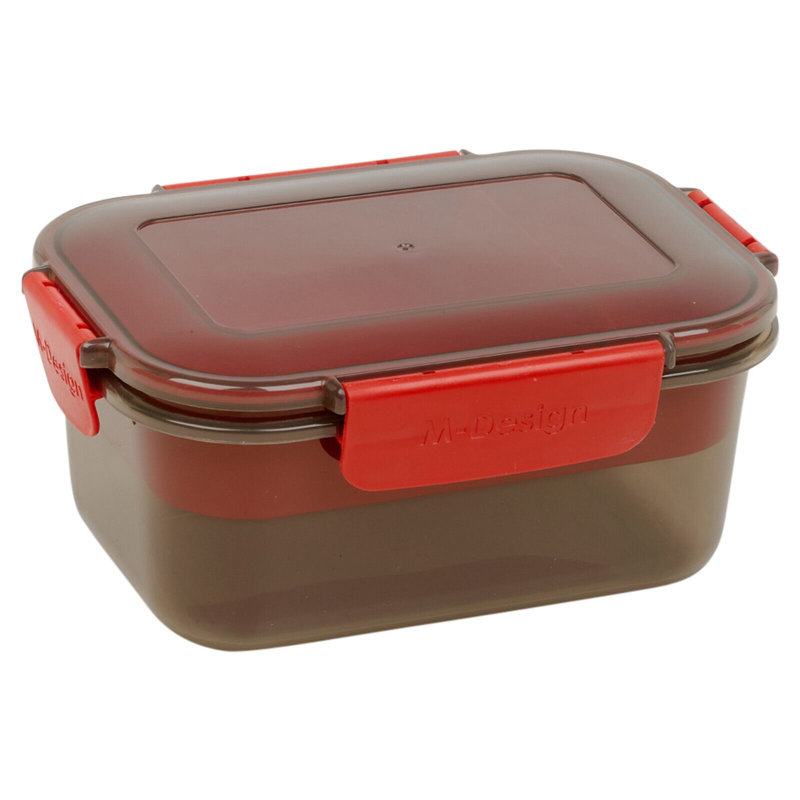 Food Storage Container, Black/Red