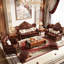 Fauteuil en cuir de vache 45,67 po