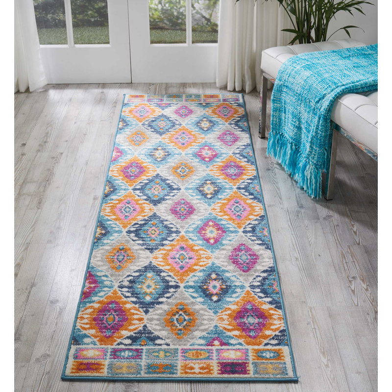 Justien Tribal Area Rug, Runner 2'2" x 7'6"